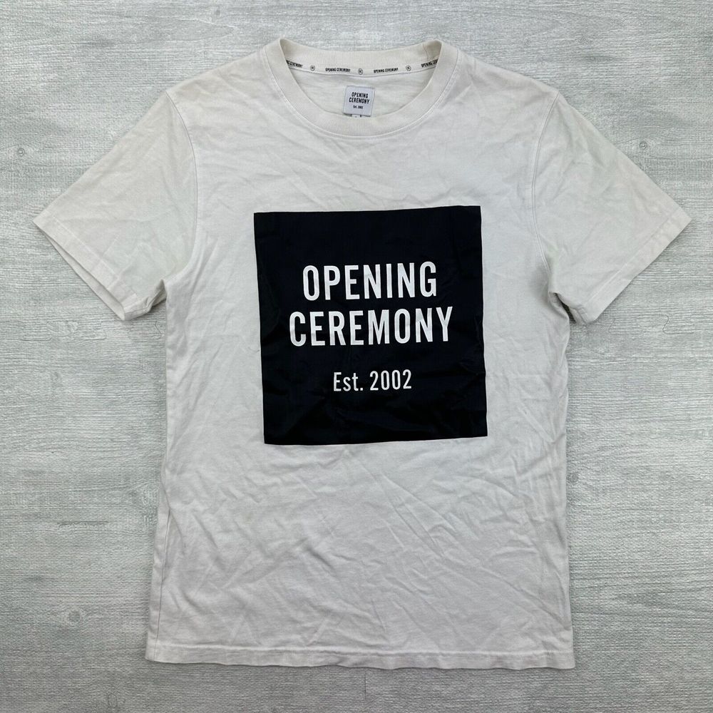 Opening Ceremony Shirt Mens Small White OC Logo‎ 2002